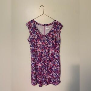 Columbia — women’s short sleeve floral pattern sport dress with pockets
